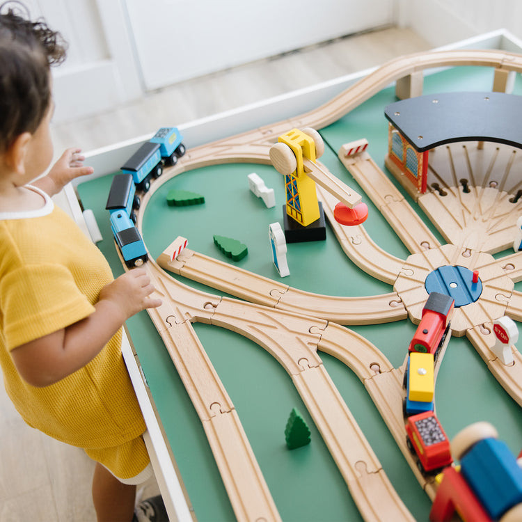 Wooden Railway Set