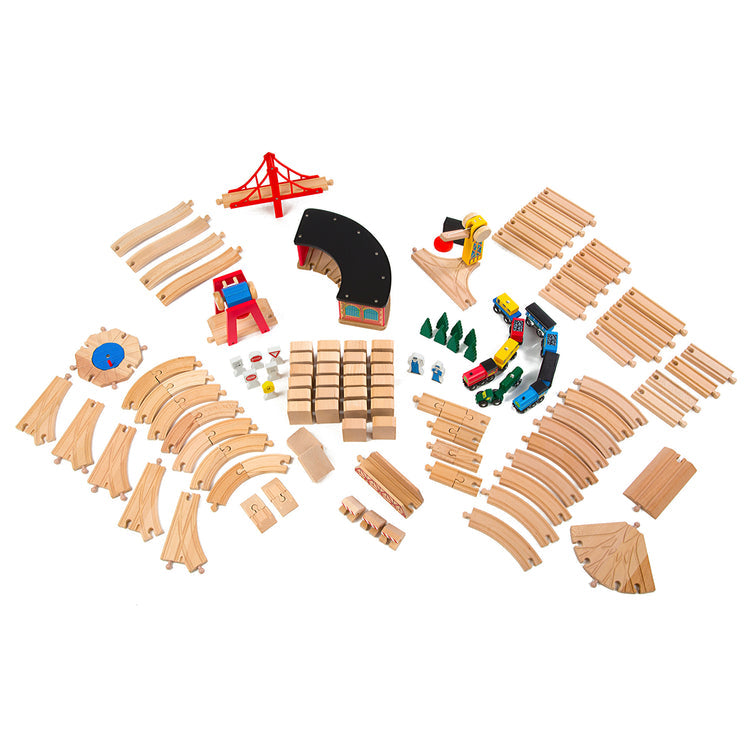 Wooden Railway Set