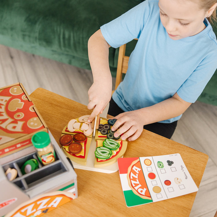 Top & Bake Pizza Counter - Wooden Play Food