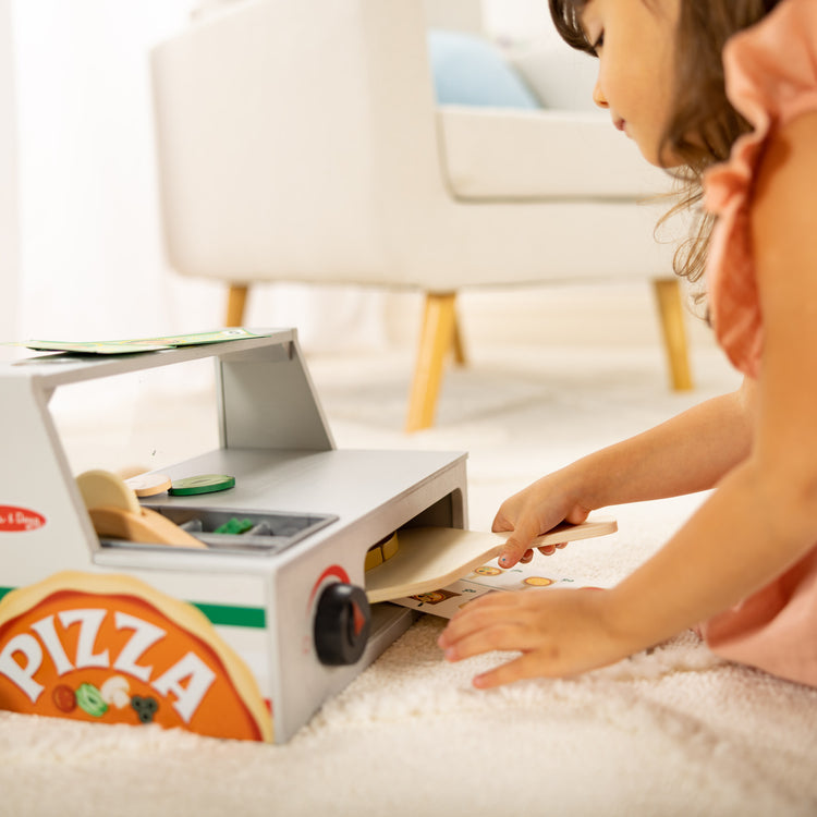 Top & Bake Pizza Counter - Wooden Play Food